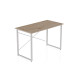 Компьютерный стол Ferrum-decor Дейв 75x140x60 белый ДСП Дуб Сан-Марино 16мм (FRD-102159) - фото 10