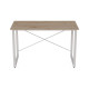 Компьютерный стол Ferrum-decor Дейв 75x140x60 белый ДСП Дуб Сан-Марино 16мм (FRD-102159) - фото 7