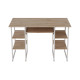 Комп'ютерний стіл Ferrum-decor Тім 75x140x60 білий ДСП Дуб Сан-Марино 32мм (FRD-101369) - фото 3
