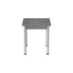 Стіл кухонний Ferrum-decor Агата 75x70x70 Білий ДСП Бетон 16мм (FRD-105555) - фото 4