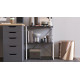 Етажерка 3/60 Ferrum-decor Серії Конект 73x60x28 білий ДСП Сосна Кембра 16мм (FRD-104265) - фото 2