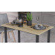 Стіл універсальний Knap Ferrum-decor 75x100x70 Чорний метал ДСП Дуб Сонома 16 мм (FRD-106365) - фото 3