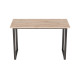 Стіл письмовий Кнап 2 Ferrum-decor 75x120x60 Чорний метал ДСП Дуб Сан-Марино 16 мм (FRD-106395) - фото 6