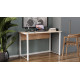 Компьютерный стол Ferrum-decor Курт 75x100x60 белый ДСП Дуб Сан-Марино 16мм (FRD-102199) - фото 9