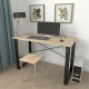 Письмовий стіл Ferrum-decor Драйв 75x140x70 Чорний метал ДСП Дуб Сонома 16 мм (FRD-103195) - фото 3