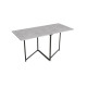 Стіл трансформер книга Панама Ferrum-decor 75x148x68 Чорний метал ДСП Бетон 16 мм (FRD-106825) - фото 7