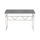 Стол письменный Раян Ferrum-decor 75x100x60 Белый металл ДСП Бетон 32 мм (FRD-106475) - фото 4