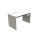 Стол компьютерный Бад Ferrum-decor 75x120x70 ДСП Белое 16 мм (FRD-104776) - фото 2