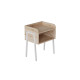 Тумба модульна Ferrum-decor Джузі 540x450x320 метал Білий ДСП Дуб Сан-Марино 16 мм (FRD-102976) - фото 3