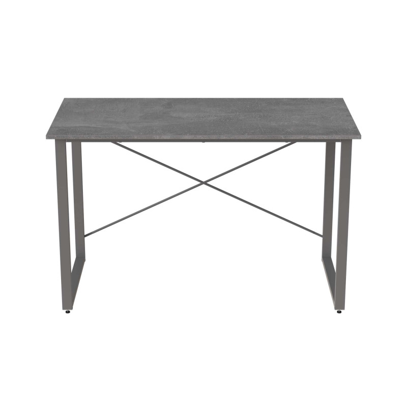 Стол письменный Дейв Ferrum-decor 75x100x60 Серый металл ДСП Бетон 16 мм (FRD-106436)