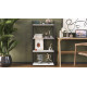 Етажерка 4/60 Ferrum-decor Серії Конект 120x60x28 чорний ДСП Біле 16мм (FRD-104236) - фото 6
