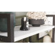 Етажерка 4/60 Ferrum-decor Серії Конект 120x60x28 чорний ДСП Біле 16мм (FRD-104236) - фото 2