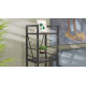 Етажерка 4/34 Ferrum-decor Серії Конект 120x34x28 чорний ДСП Сосна Кембра 16мм (FRD-104276) - фото 3