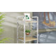 Етажерка 4/34 Ferrum-decor Серії Конект 120x34x28 сірий ДСП Дуб Сонома 16мм (FRD-104286) - фото 3