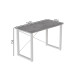 Письмовий стіл Ferrum-decor Драйв 75x100x60 Білий метал ДСП Бетон 32 мм (FRD-103316) - фото 4