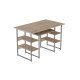 Компьютерный стол Ferrum-decor Тим 75x140x70 серый ДСП Дуб Сан-Марино 16мм (FRD-101900) - фото 3