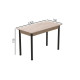 Стіл кухонний Ferrum-decor Беніта 75x120x70 Чорний ДСП Сан-Марино 16мм (FRD-105646) - фото 4