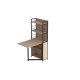 Стол книжка с этажеркой Практик 2 Ferrum-decor 1555x640x990 Черный металл ДСП Дуб Сан-Марино 16 мм (FRD-104626) - фото 5