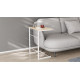 Столик приставной Терри Ferrum-decor 650x440x330 Белый металл ДСП Дуб Сан-Марино 16 мм (FRD-104656) - фото 4