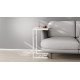 Столик приставной Терри Ferrum-decor 650x440x330 Белый металл ДСП Дуб Сан-Марино 16 мм (FRD-104656) - фото 2