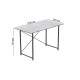 Стіл письмовий Line Лайт Ferrum-decor 75x120x50 Чорний метал ДСП Бетон 16 мм (FRD-104856) - фото 4