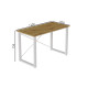 Письмовий стіл Ferrum-decor Драйв 75x120x60 Білий метал ДСП Дуб Артизан 32 мм (FRD-103336) - фото 3