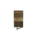 Стіл книжка з етажеркою Практик 1 Ferrum-decor 1200x640x990 Чорний метал ДСП Дуб Артизан 16 мм (FRD-104616) - фото 4