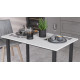 Стіл універсальний Knap Ferrum-decor 75x120x60 Чорний метал ДСП Білий 16 мм (FRD-106346) - фото 3