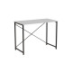 Стіл письмовий Line Лайт Ferrum-decor 75x100x50 Чорний метал ДСП Біле 16 мм (FRD-104836) - фото 2