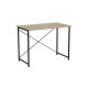 Стол письменный Line Лайт Ferrum-decor 75x100x60 Черный металл ДСП Дуб Сонома 16 мм (FRD-104846) - фото 4