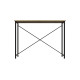 Стол письменный Line Лайт Ferrum-decor 75x100x60 Черный металл ДСП Дуб Сонома 16 мм (FRD-104846) - фото 5