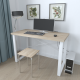 Письменный стол Ferrum-decor Драйв 75x100x70 Белый металл ДСП Дуб Сонома 32 мм (FRD-103376) - фото 3