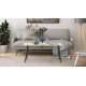 Стол журнальный Монтана Ferrum-decor 45x100x50 Черный металл ДСП Дуб Сан-Марино 16 мм (FRD-106716) - фото 7