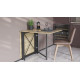 Стіл-книга трансформер Оріон 2 Ferrum-decor 750x1520x730 Чорний метал ДСП Дуб Сонома 16 мм (FRD-104586) - фото 5