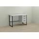 Письменный стол Ferrum-decor Гарри 75x120x60 черный ДСП Белое 32мм (FRD-103536) - фото 3