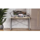 Письмовий стіл Ferrum-decor Серії Конект 75x120x600 сірий ДСП Дуб Сонома 16мм (FRD-104216) - фото 6