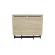 Стіл трансформер книжка Вуді Ferrum-decor 75x130x90 Чорний метал ДСП Дуб Сонома 16 мм (FRD-106746) - фото 13