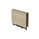 Стіл трансформер книжка Вуді Ferrum-decor 75x130x90 Чорний метал ДСП Дуб Сонома 16 мм (FRD-106746) - фото 12