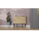 Стіл трансформер книжка Вуді Ferrum-decor 75x130x90 Чорний метал ДСП Дуб Сонома 16 мм (FRD-106746) - фото 14