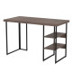 Стол письменный Кевин Ferrum-decor 75x120x60 Черный металл ДСП Дуб Кремона Канолло 32 мм (FRD-108018) - фото 3