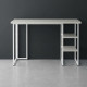 Стіл письмовий Кевин Ferrum-decor 75x120x60 Білий метал ДСП Кашемір 32 мм (FRD-108127) - фото 1