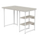 Стіл письмовий Кевин Ferrum-decor 75x100x60 Білий метал ДСП Кашемір 32 мм (FRD-108121) - фото 3