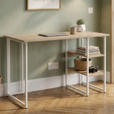 Письменный стол Ferrum-decor Кевин 75x100x70 белый ДСП Дуб Сан-Марино 32мм (FRD-106845)