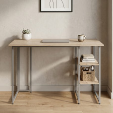Письменный стол Ferrum-decor Кевин 75x100x60 серый ДСП Дуб Сан-Марино 32мм (FRD-106846)