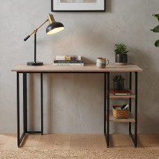 Письменный стол Ferrum-decor Кевин 75x100x60 черный ДСП Дуб Сан-Марино 16мм (FRD-106858)