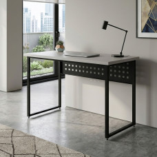 Стіл письмовий Майк Ferrum-decor 75x140x60 Чорний метал ДСП Кашемір 16 мм (FRD-108309)