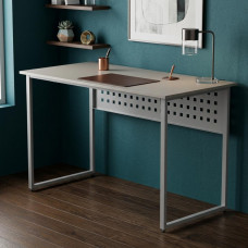 Стол письменный Майк Ferrum-decor 75x120x60 Серый металл ДСП Кашемир 16 мм (FRD-108305)