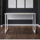 Стол письменный Майк Ferrum-decor 75x100x70 Белый металл ДСП Кашемир 16 мм (FRD-108316) - фото 1