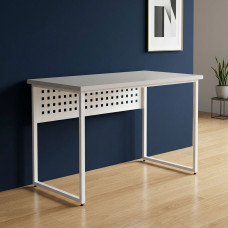 Стол письменный Майк Ferrum-decor 75x120x70 Белый металл ДСП Кашемир 16 мм (FRD-108322)