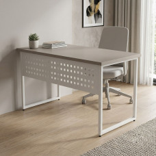 Стіл письмовий Майк Ferrum-decor 75x100x70 Білий метал ДСП Кашемір 16 мм (FRD-108316)